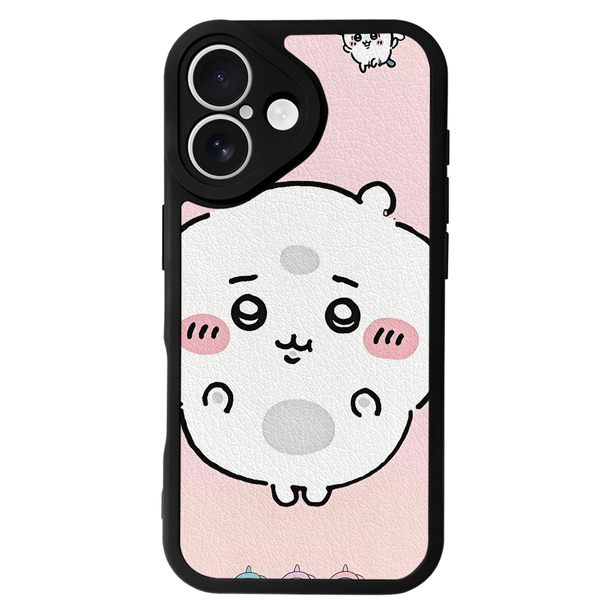 （画像用） ちいかわ Chii-kawa 【iPhone 16シリーズ対応】シリコンスマホケース（レザー調） 材質：シリコン